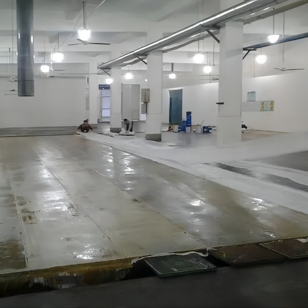 天长防腐蚀地坪,环氧玻纤地坪，玻纤工业地坪，环氧玻纤布地坪,乙烯基玻纤布地坪产品图3